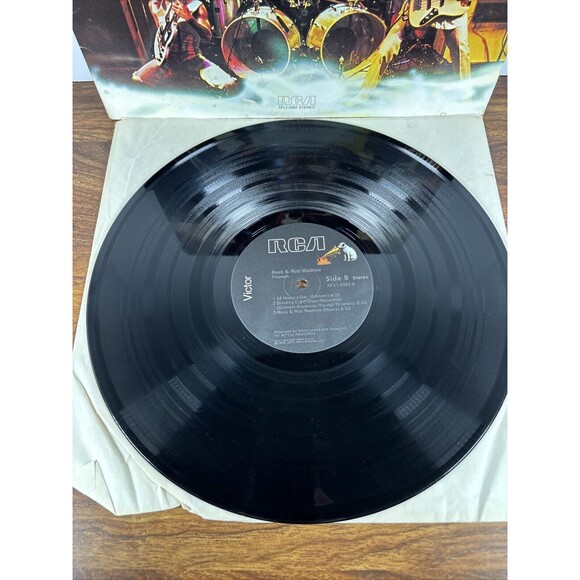 Triumph Rock & Roll Machine AFL1-2982 Vinyl Record LP VG+ - Picture 5 of 13